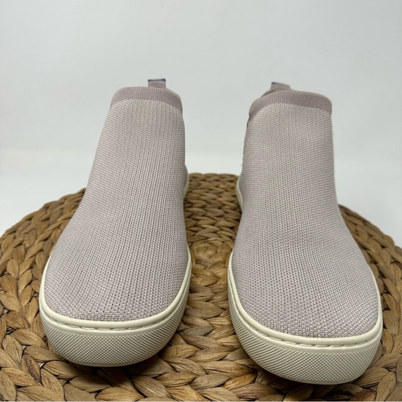 ROTHY'S The Chelsea Lilac Sand Grey Ankle Bootie Sneakers Size 10 - Picture 6 of 10